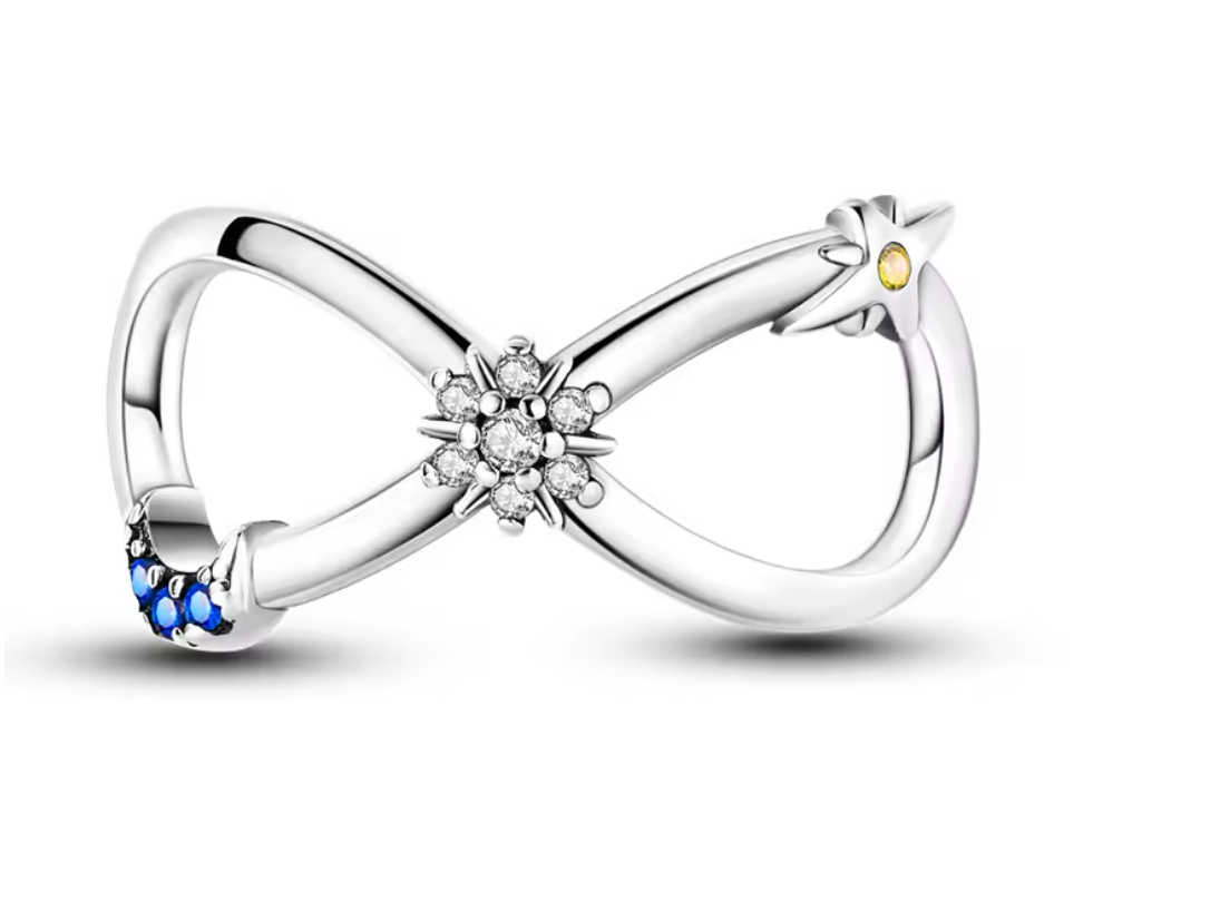 Charms Sterlingsilber 925 - Unendliches Universum - 925er Sterlingsilber mit funkelnden Details