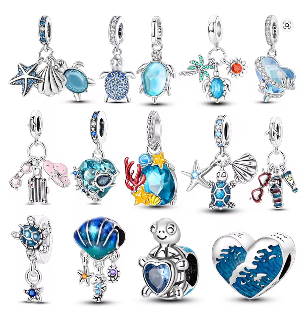 Charms Sterlingsilber 925 - Ozean Kollektion