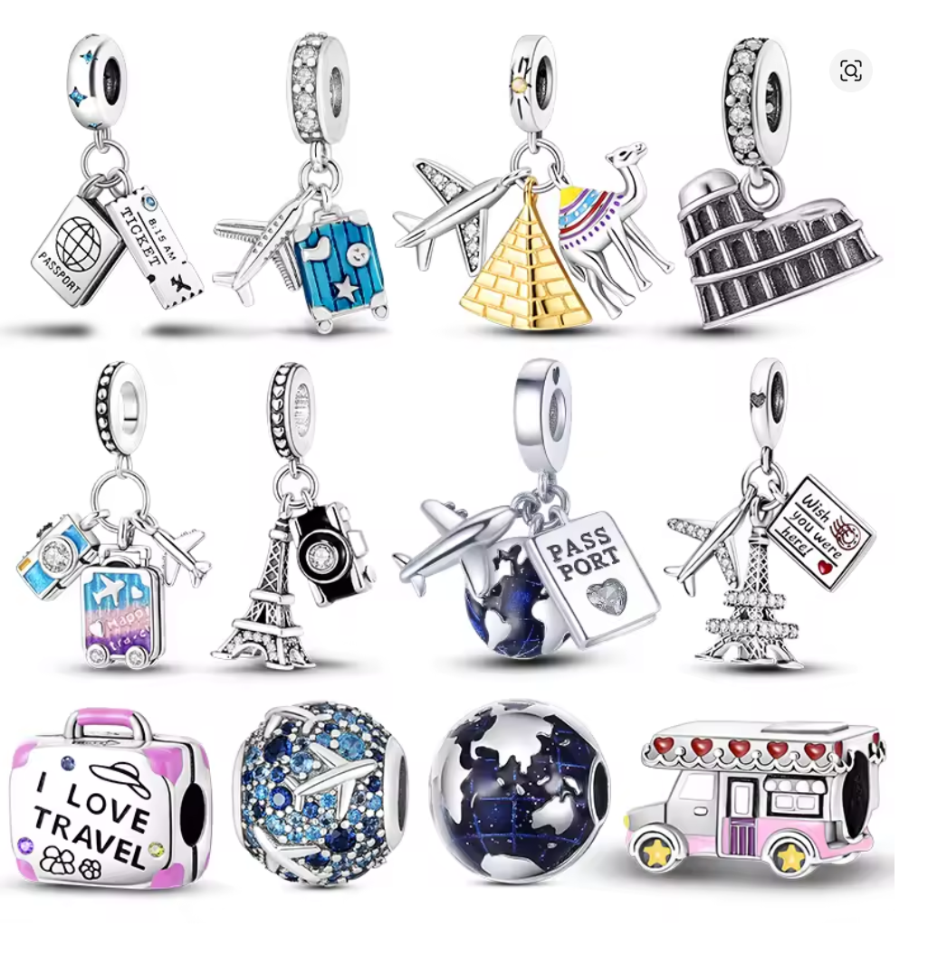 Charms Sterlingsilber 925 - Urlaub Kollektion