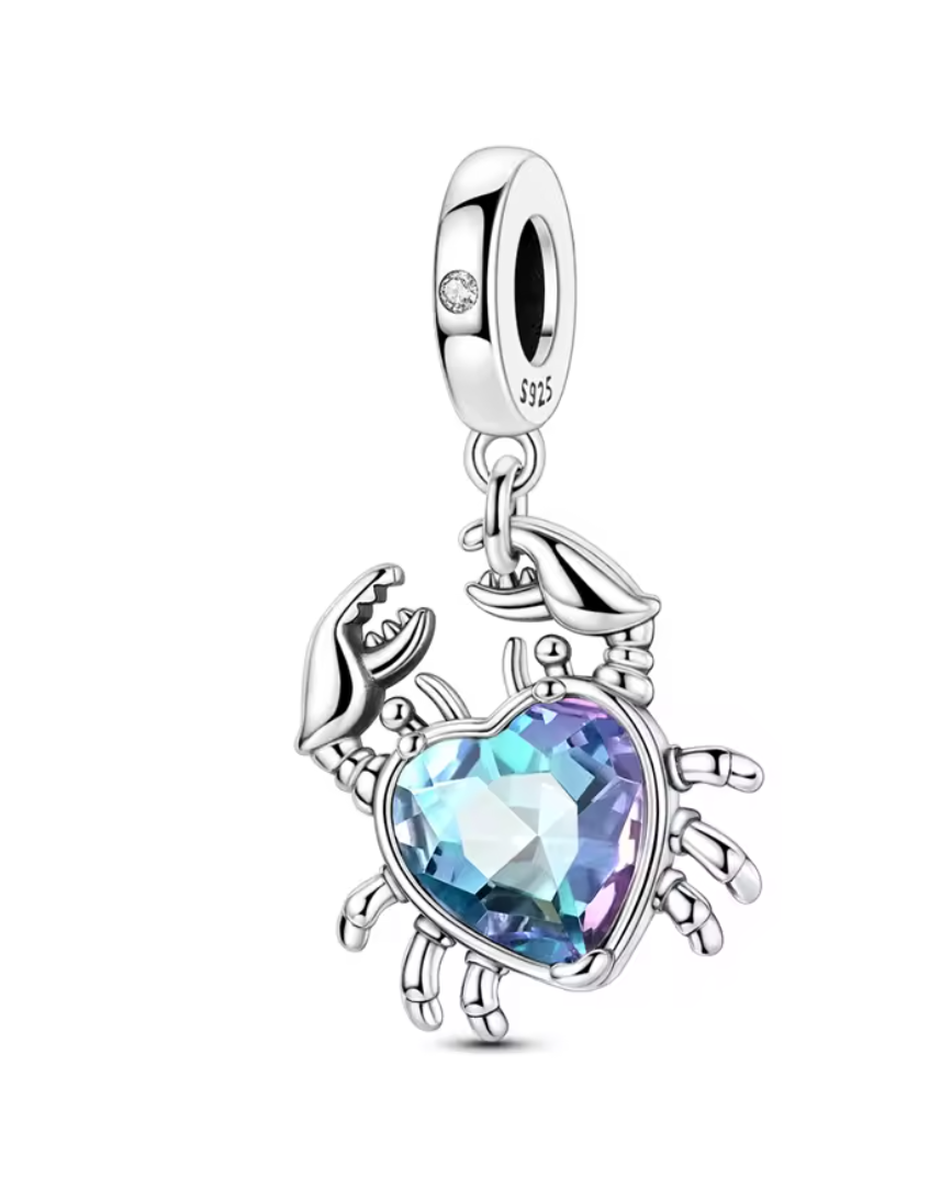 Charms Sterlingsilber 925 - Krebs