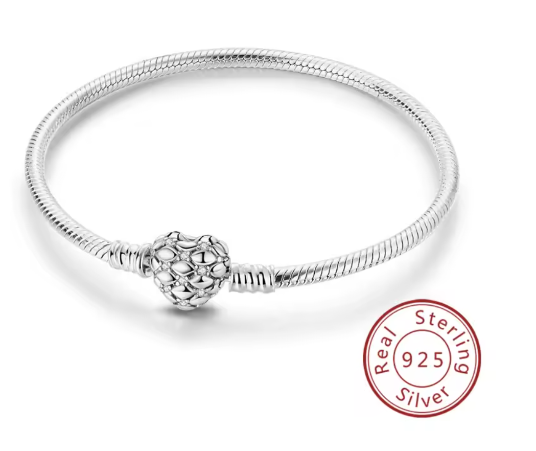 Armband Sterlingsilber 925 - Herz-Mosaik