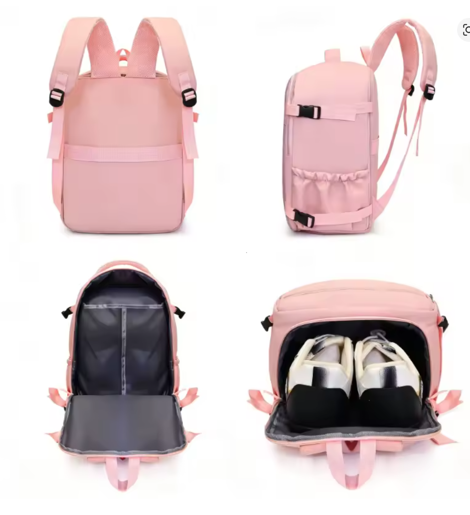 Boarding Rucksack 40x30x20 cm – Handgepäck für EasyJet & Wizz Air, Laptopfach, leicht, großes Volumen, multifunktionale Reisetasche, Freizeit & Business, 5 Farben