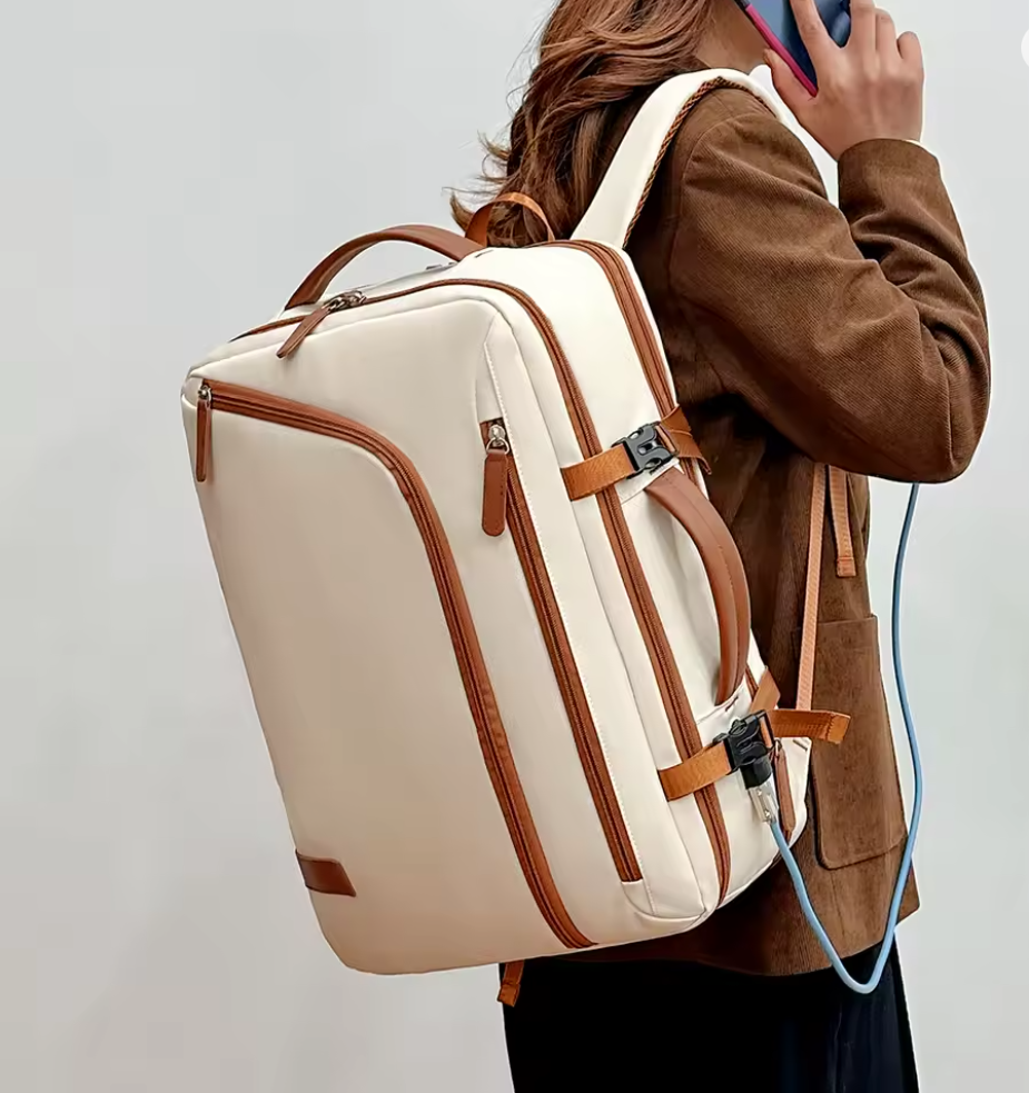 Rucksack Unisex 44x30x16 cm – Business Laptop Rucksack, große Kapazität, leicht & robust, Schulrucksack Studenten, Freizeit & Outdoor Reisetasche, 4 Farben