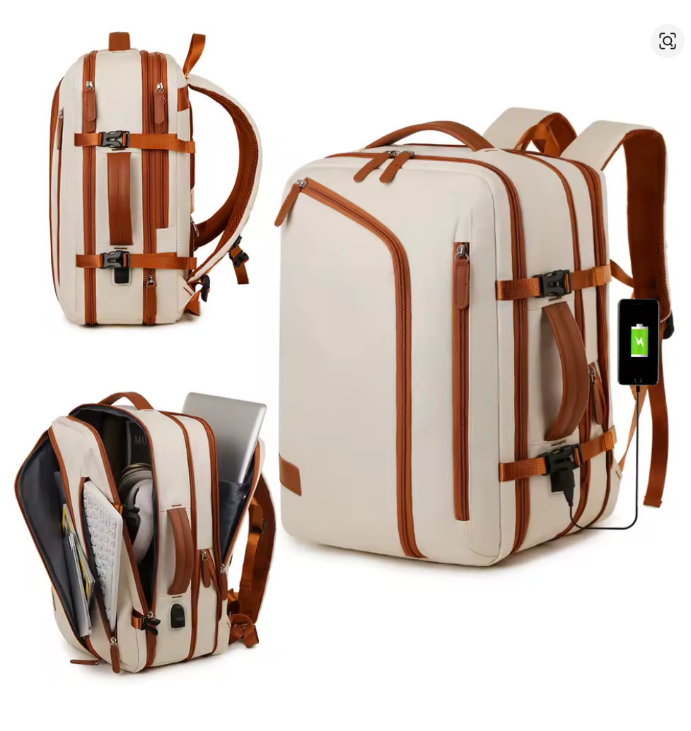 Rucksack Unisex 44x30x16 cm – Business Laptop Rucksack, große Kapazität, leicht & robust, Schulrucksack Studenten, Freizeit & Outdoor Reisetasche, 4 Farben