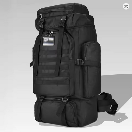 100L Outdoor Rucksack 90x40x30 cm – Taktischer Trekkingrucksack, großer Bergsteiger Rucksack, Wandern, Camping & Reisen, robust & wasserabweisend