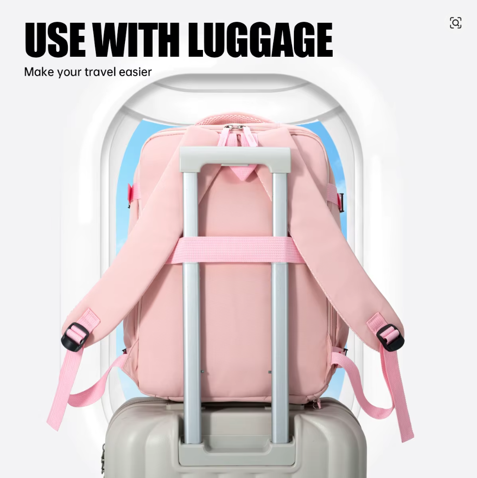 Reiserucksack 40x30x20 cm – Handgepäck Rucksack mit Schuhfach & Laptopfach, große Kapazität, Business & Schulrucksack, Pendler & Reise, Unisex, 8 Farben