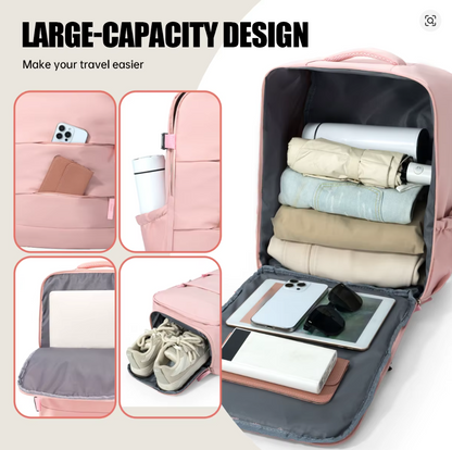 Reiserucksack 40x30x20 cm – Handgepäck Rucksack mit Schuhfach & Laptopfach, große Kapazität, Business & Schulrucksack, Pendler & Reise, Unisex, 8 Farben