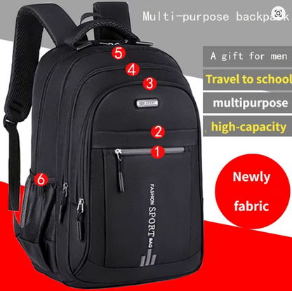 Unisex Rucksack mit Laptopfach – Business & Freizeit Rucksack, großes Fassungsvermögen, mehrere Fächer, verstellbare Träger, Arbeits- & Reiserucksack, 4 Farben