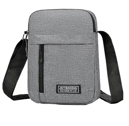 Herren Umhängetasche 18,5x14x5 cm – Nylon Schultertasche, kompakt & leicht, Crossbody Bag für Alltag, Schule & Freizeit, 5 Farben