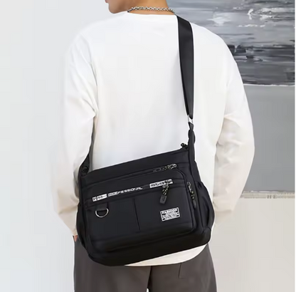 Herren Umhängetasche Oxford – Große Kapazität Messenger Bag, Schultertasche mit vielen Fächern, robust & modern, Casual Business Tasche, 4 Farben