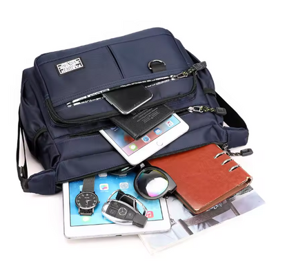Herren Umhängetasche Oxford – Große Kapazität Messenger Bag, Schultertasche mit vielen Fächern, robust & modern, Casual Business Tasche, 4 Farben