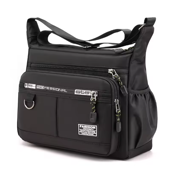 Herren Umhängetasche Oxford – Große Kapazität Messenger Bag, Schultertasche mit vielen Fächern, robust & modern, Casual Business Tasche, 4 Farben