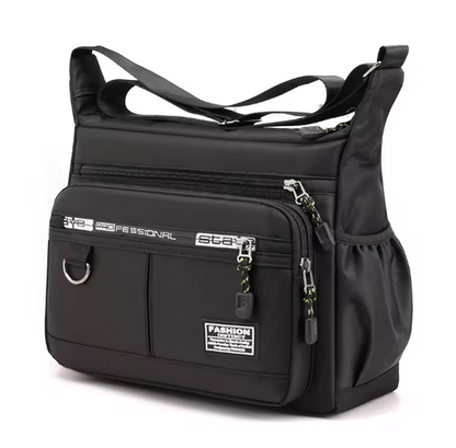 Herren Umhängetasche Oxford – Große Kapazität Messenger Bag, Schultertasche mit vielen Fächern, robust & modern, Casual Business Tasche, 4 Farben