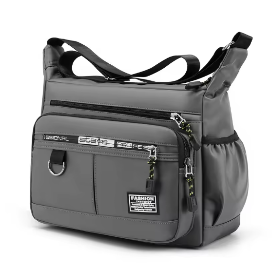 Herren Umhängetasche Oxford – Große Kapazität Messenger Bag, Schultertasche mit vielen Fächern, robust & modern, Casual Business Tasche, 4 Farben
