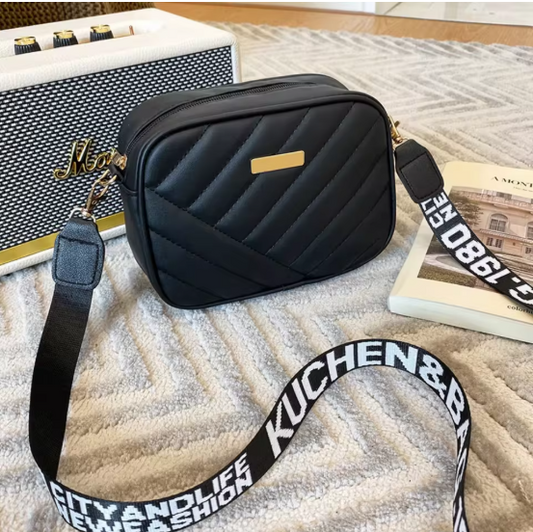 HOMEFISH Damen Umhängetasche 18x13x6 cm – PU Leder Schultertasche, kompakte Handytasche, lässige Messenger Bag, leicht & modern, 4 Farben