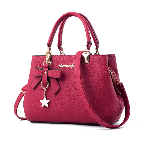 Damen Schultertasche 28x19x19 cm – Große Handtasche Herbst/Winter, elegante Umhängetasche mit Griff, Casual & Business Tasche, viel Stauraum, verschiedene Farben