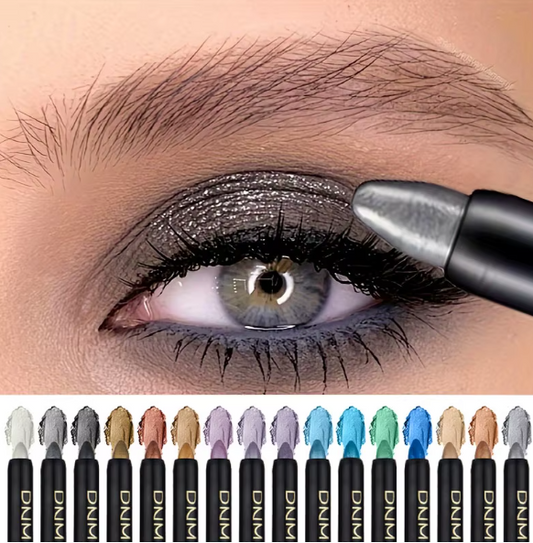 16 Farben Glitter Eyeliner – Wasserfester, langanhaltender Eyeliner mit Perlglanz, farbig & wischfest, präziser Liquid Eyeliner für Augen Make-up
