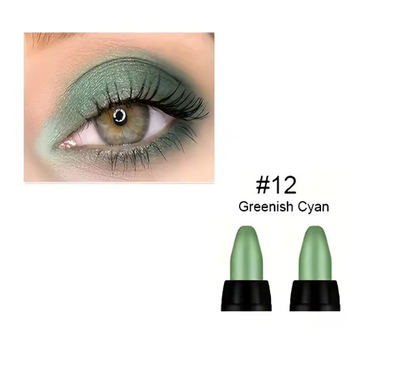 16 Farben Glitter Eyeliner – Wasserfester, langanhaltender Eyeliner mit Perlglanz, farbig & wischfest, präziser Liquid Eyeliner für Augen Make-up