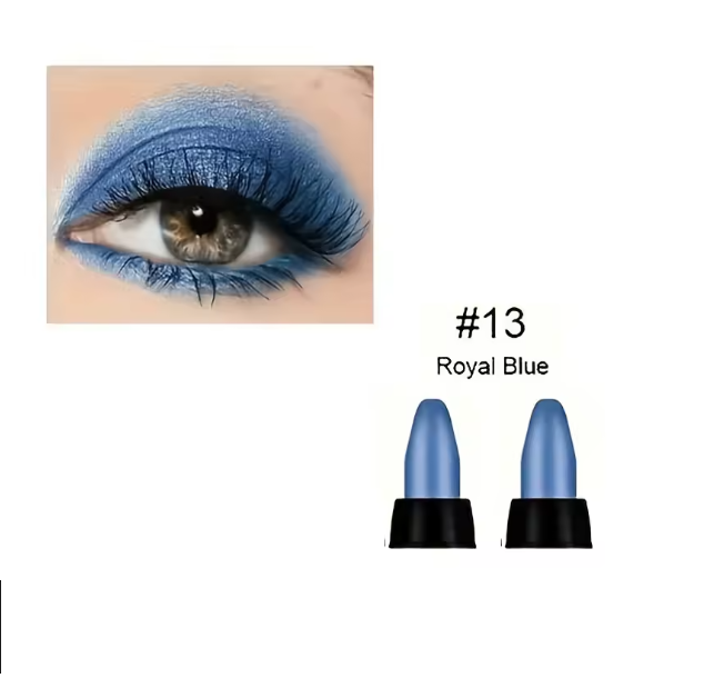 16 Farben Glitter Eyeliner – Wasserfester, langanhaltender Eyeliner mit Perlglanz, farbig & wischfest, präziser Liquid Eyeliner für Augen Make-up